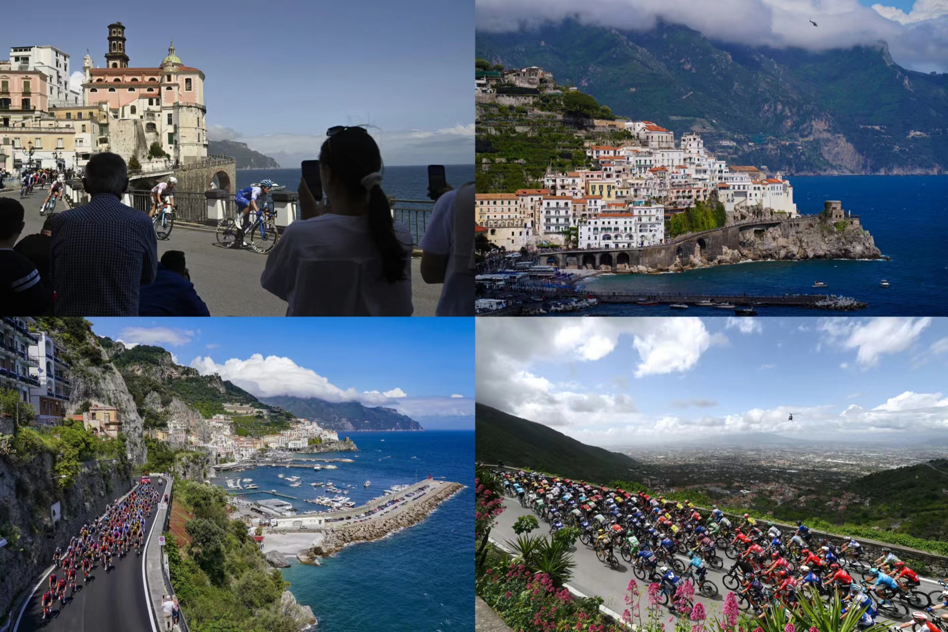 Ammira lo splendido scenario del Giro d'Italia